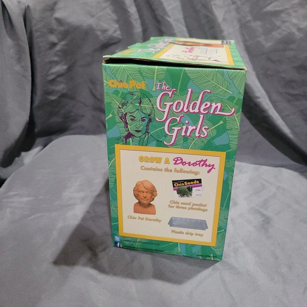 Golden Girls Chia Pet Dorothy Decorative Pottery Planter